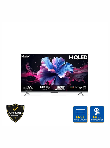 Haier 43 Inch HQLED 4K Google TV (H43P7UX)