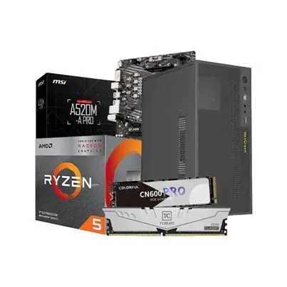 AMD Ryzen 5 3400G Processor Desktop PC