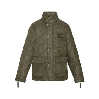 Boys Quilting Jacket- Olive